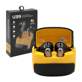 Premium Yellow TWS Wireless Earbuds – Deep Bass Sound